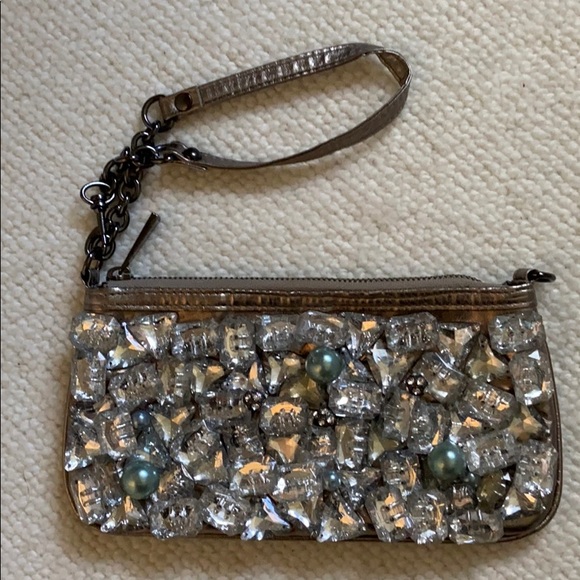 Gemstone encrusted Express wristlet - Picture 1 of 4